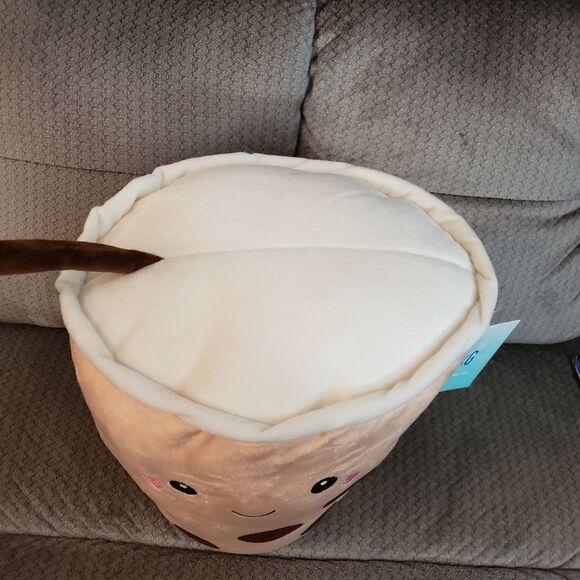 BUBBLE TEA MILK TEA BOBA TEA PLUSH NWT - Picture 2 of 4